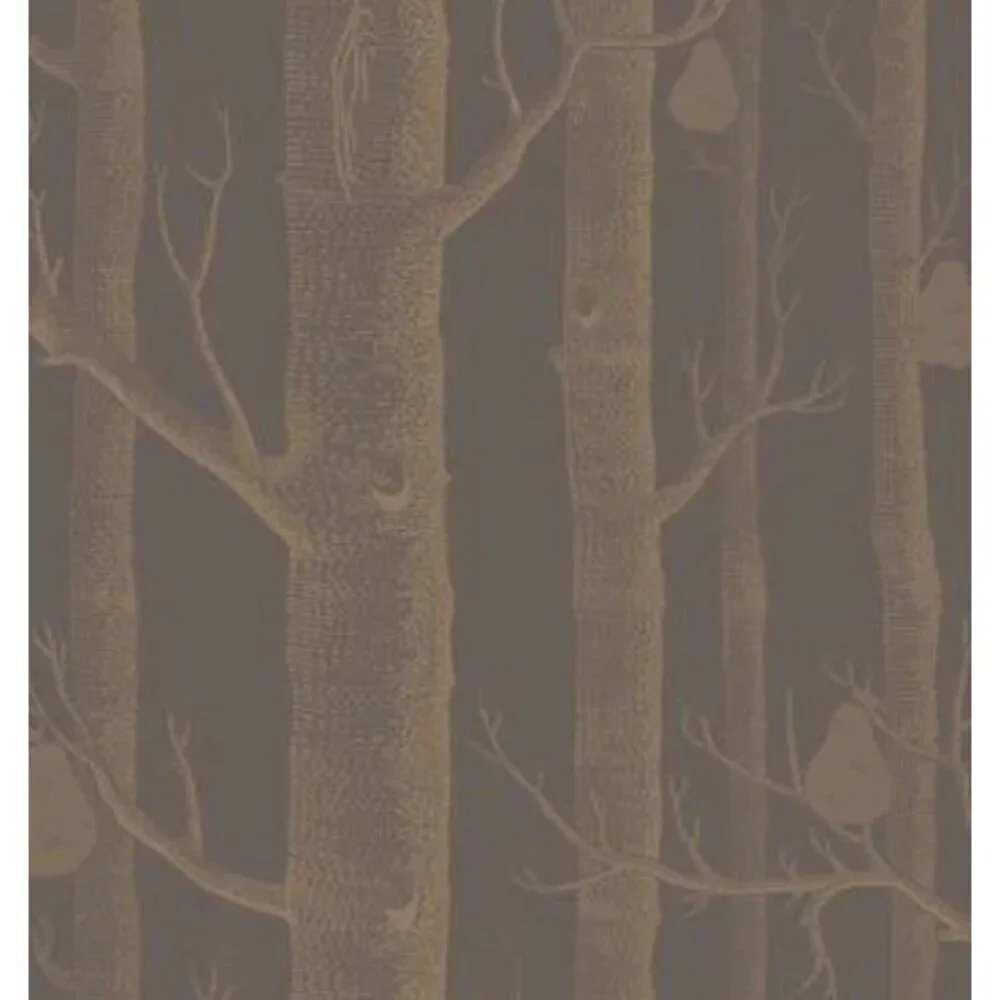 New Cole & Son Woods & Pears Wallpaper 95/5028 Bronze/Black 11 Yards